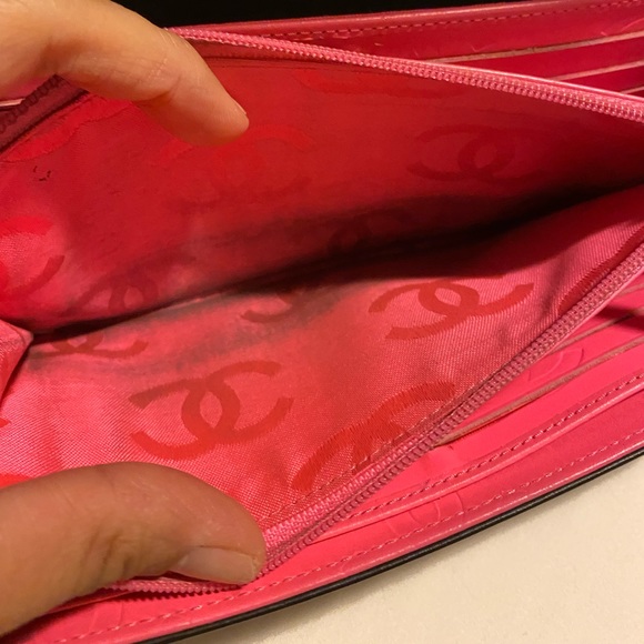 ❤️ Authentic Chanel Cambon Flap Long Wallet in Matte Black Quilted Calfskin - Picture 11 of 15